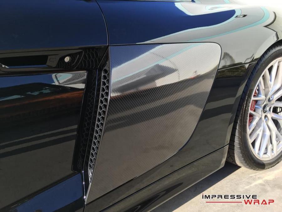 Детали экстерьера Audi R8 V10 4D Gloss by Impressive Wrap 2016 года  (фото 4 из 6)